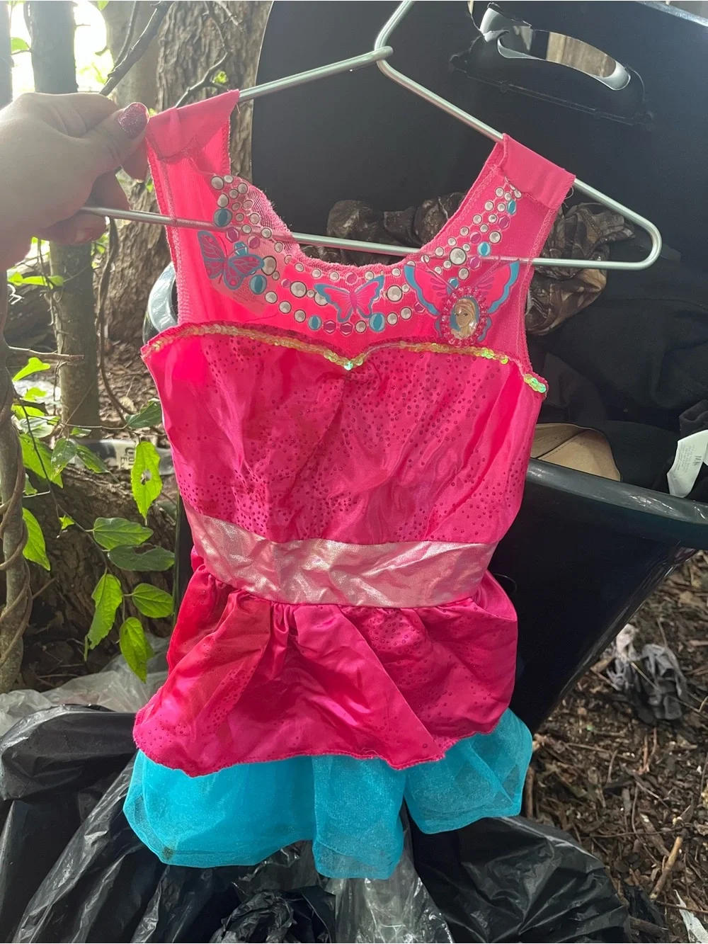 Barbie Hot Pink and Turquoise Butterfly Dress-Up Costume